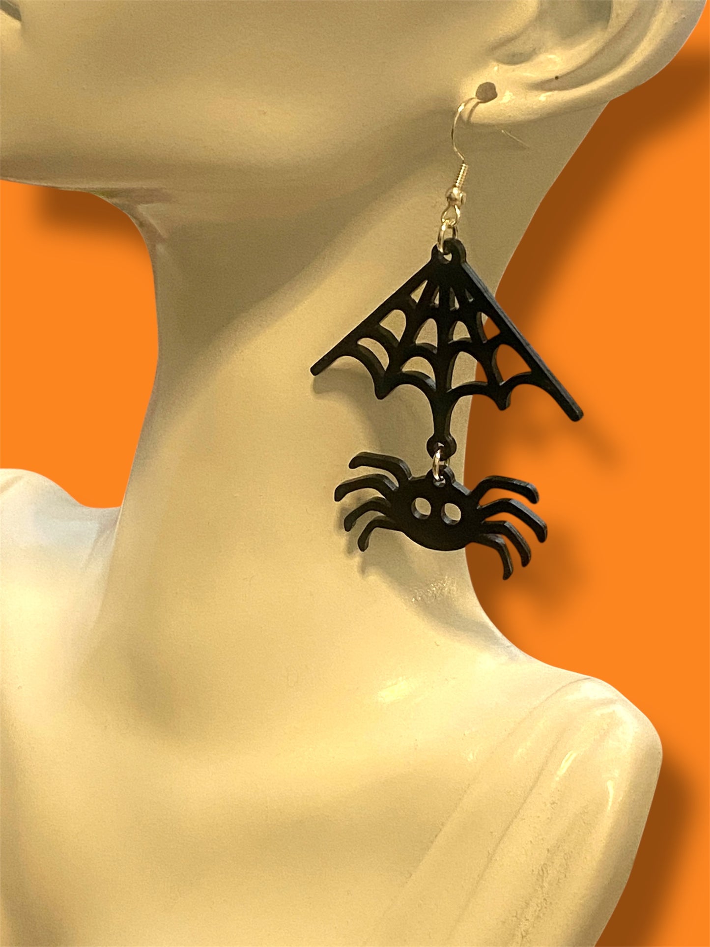 Spider Web Earrings