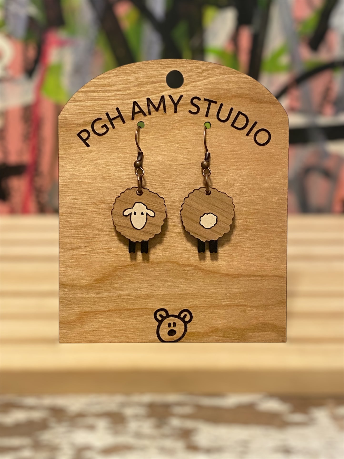 Sheepish Butt Earrings