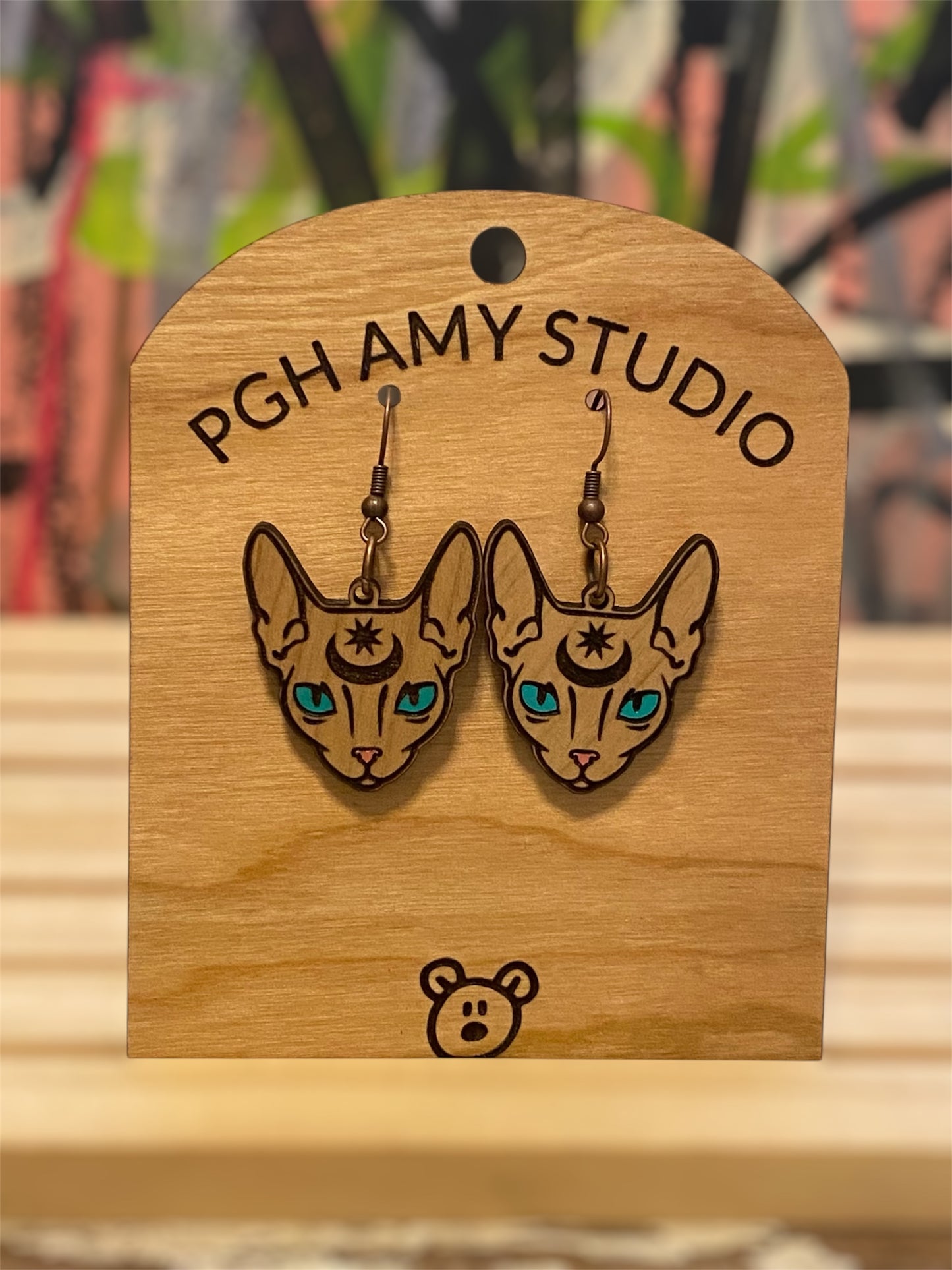 Mystical Cat Earrings