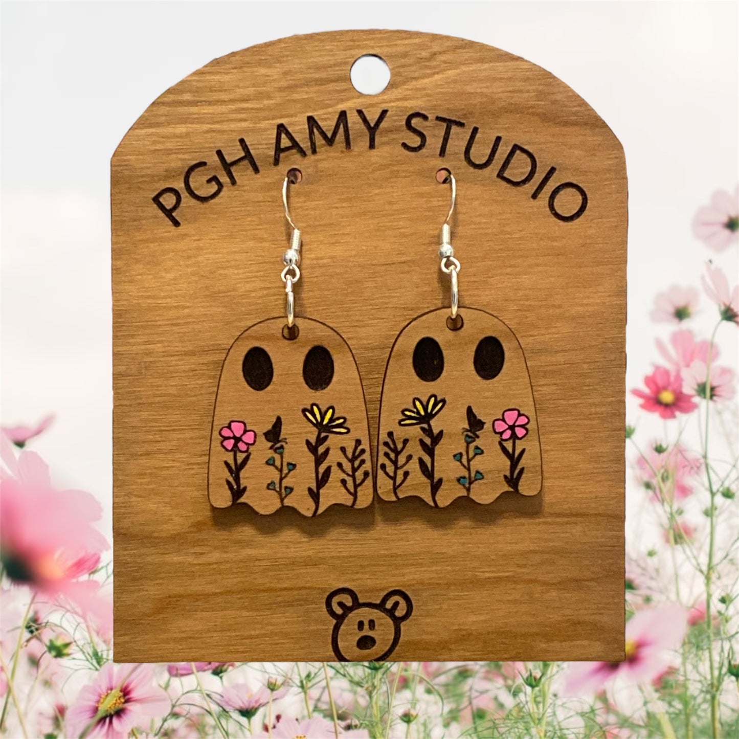 Ghosty Flower Earrings