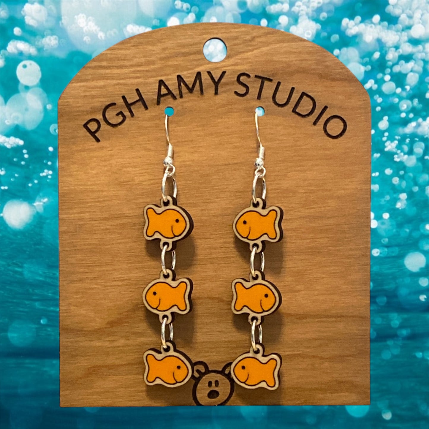 Goldfish Cracker Earrings